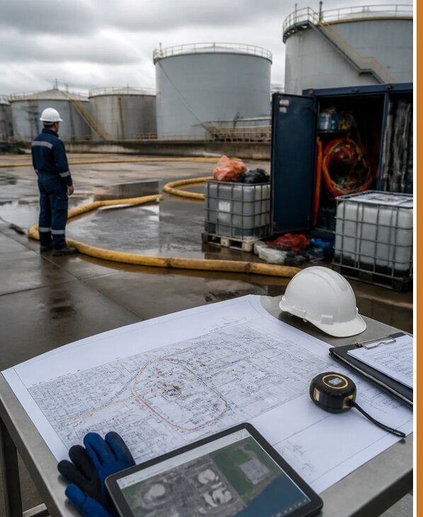 Разработка плана ликвидации разливов нефти в Ирбите